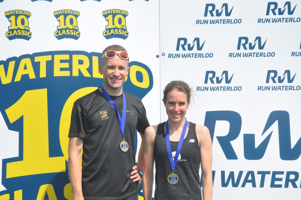 John McLean, Stephanie MacNeill, Waterloo 10 KM Classic