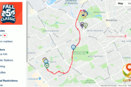The 2019 Fall 5 KM Classic course is “Octoberfast”