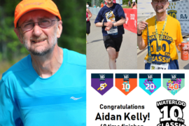 Aidan Kelly unlocks the 40 Time Finisher Achievement